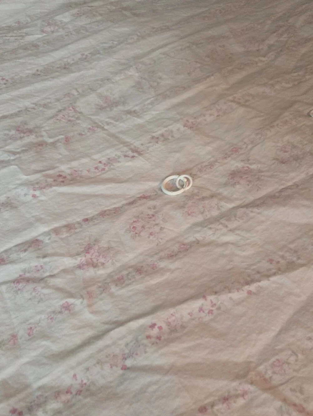 Simply Shabby Chic Soft Pink Ruffled Cotton Curtain Panel Elegant Floral Pattern